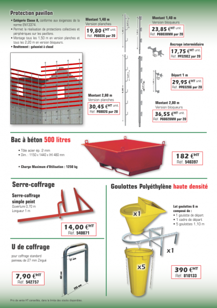 Promo gros travaux
