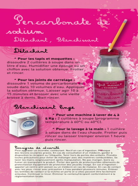 DIY Percarbonate sodium zéro déchet