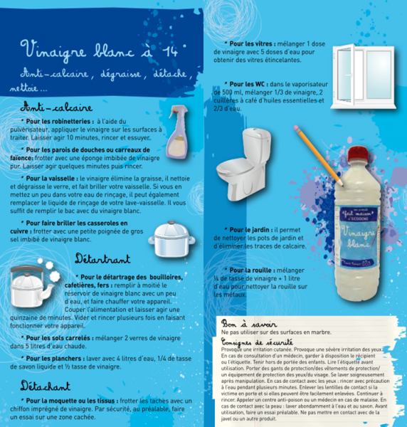 DIY vinaigre blanc zéro déchet