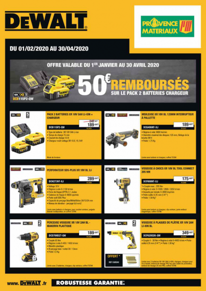 promo dewalt